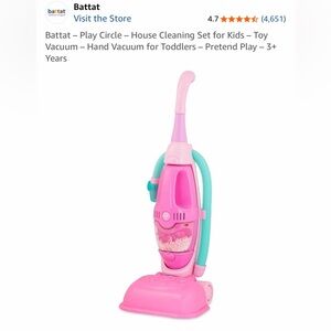 New Battat Kids Toy Vacuum